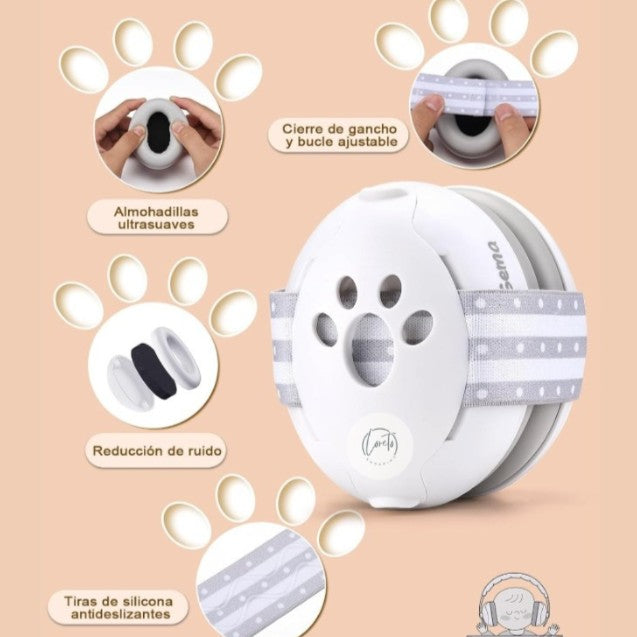 AURICULARES PARA BEBÉ CON CANCELACIÓN DE RUIDO | Comodidad en todo momento