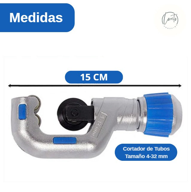 CORTADOR DE TUBOS 4-32MM | Precisión y facilidad en su uso