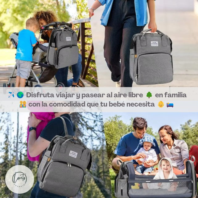 MOCHILA BABYCOMFORT | Todo lo que el bebé necesita al alcance de una mochila