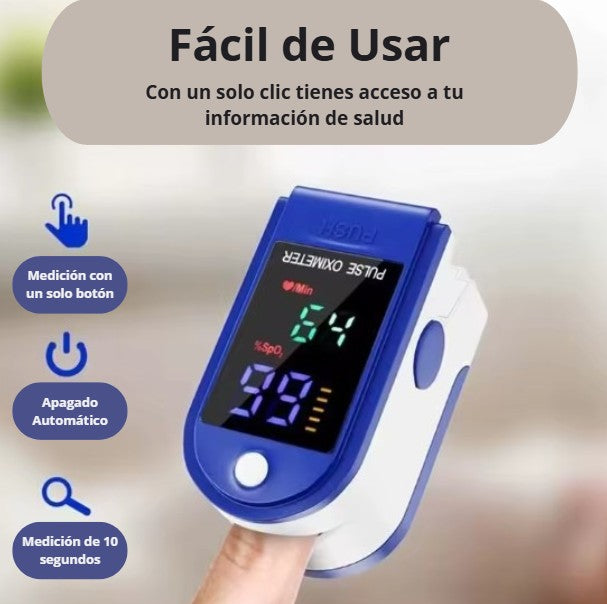 SATURÓMETRO | MIDE TU SALUD CON SOLO UN DEDO - EN 10 SEGUNDOS