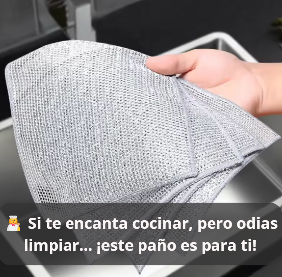 SET PAÑOS DE ALUMINIO (5 UNIDADES) | LIMPIA TU COCINA EN MINUTOS
