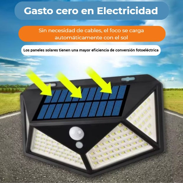 ⭐ FOCO 100LED SMART CON SENSOR DE MOVIMIENTO | Protege tu hogar sin pagar demás