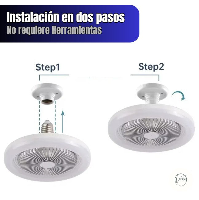 VENTILADOR CON LUZ LED FRESHLIGHT |  Tus espacios más agradables, frescos e iluminados