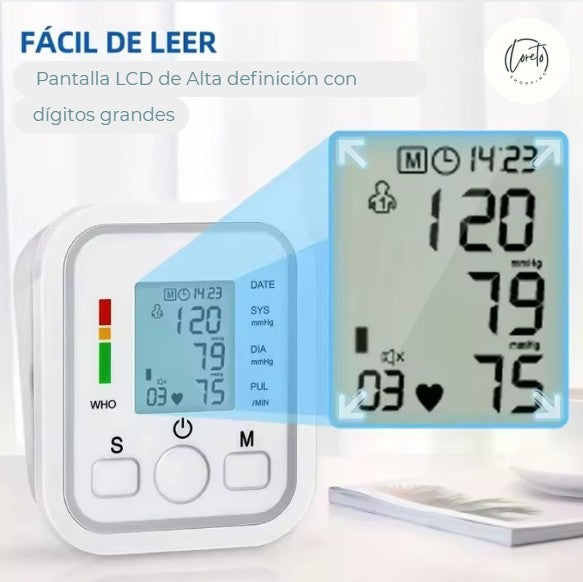 EQUIPO DIGITAL PARA MEDIR PRESIÓN ARTERIAL | Mide tu presión en casa de manera rápida y sencilla
