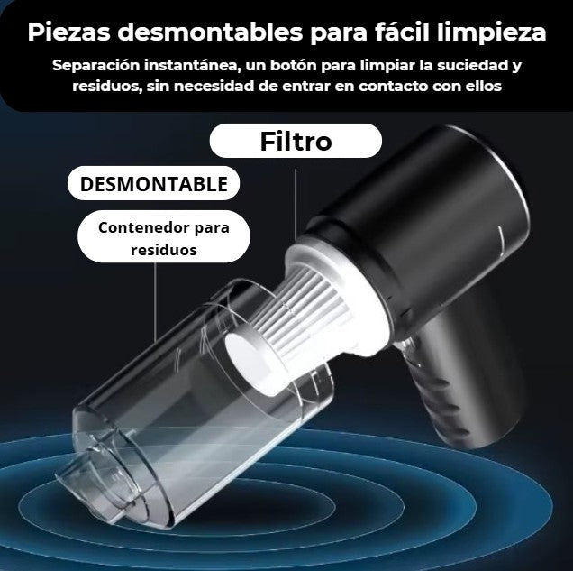 ASPIRADOR PORTÁTIL | Un aliado en la limpieza de tu auto y zonas difíciles