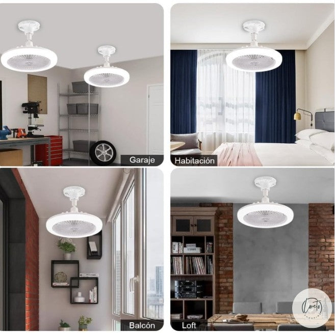 VENTILADOR CON LUZ LED FRESHLIGHT |  Tus espacios más agradables, frescos e iluminados