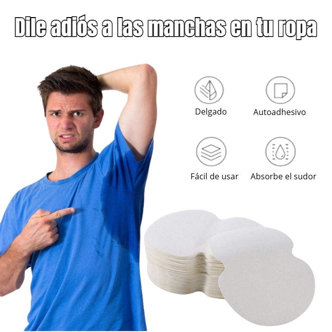PACK ALMOHADILLAS DryPads™  ABSORBENTE PARA SUDOR - 25% OFF