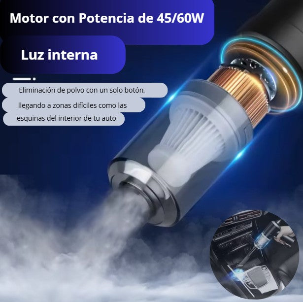 ASPIRADOR PORTÁTIL | Un aliado en la limpieza de tu auto y zonas difíciles