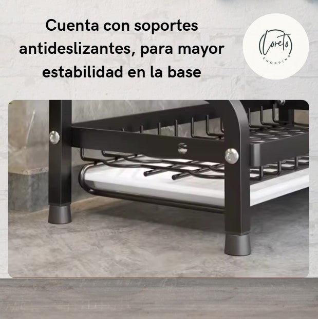 SECA PLATOS DOS NIVELES | Orden y espacio para tu cocina