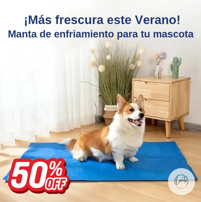 Manta Refrescante para Mascotas | Frescura y confort para tus peluditos
