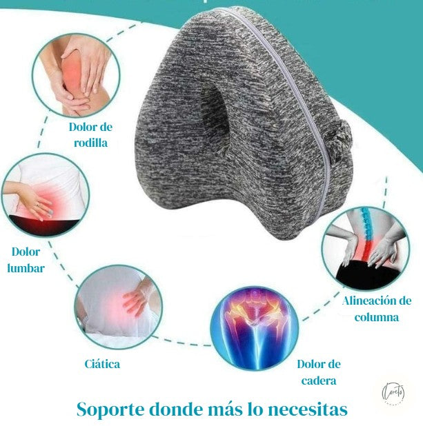 ALMOHADA ORTOPÉDICA DE SOPORTE PARA PIERNAS DULCESUEÑO | Duerme con comodidad, despierta renovado