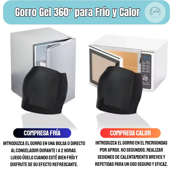 ALIVIO360™ GORRO GEL PRO | Más relajo, menos dolor