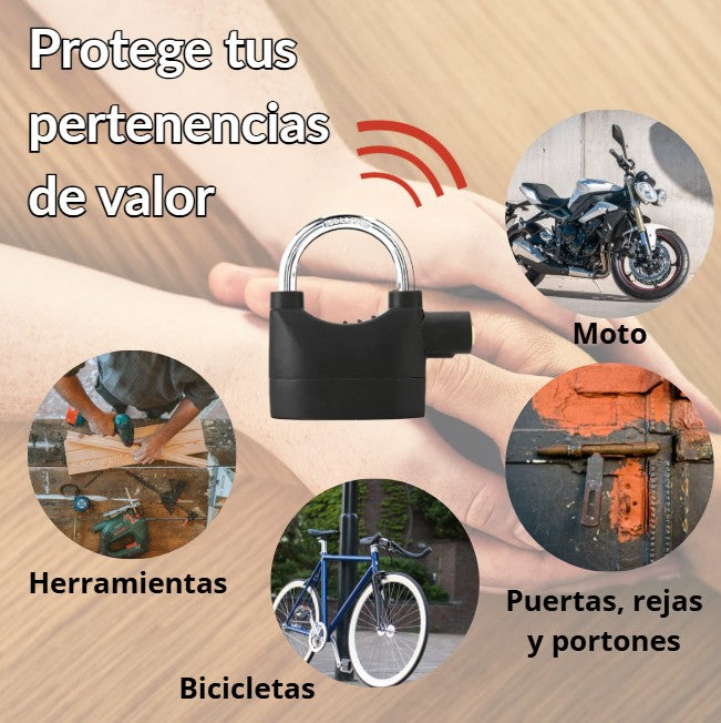 (2X1) CANDADO SAFEHOME CON ALARMA | El guardián que trabaja por ti