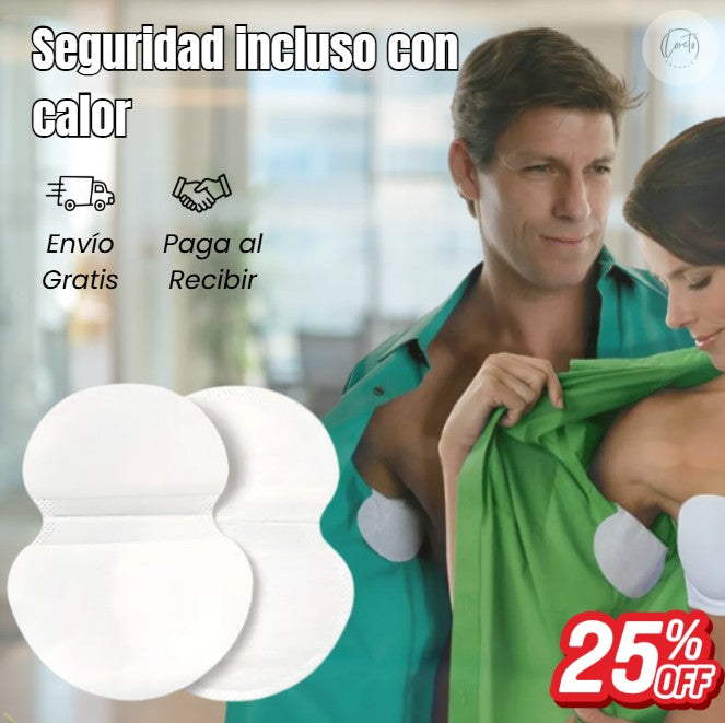 PACK ALMOHADILLAS DryPads™  ABSORBENTE PARA SUDOR - 25% OFF