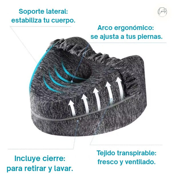 ALMOHADA ORTOPÉDICA DE SOPORTE PARA PIERNAS DULCESUEÑO | Duerme con comodidad, despierta renovado