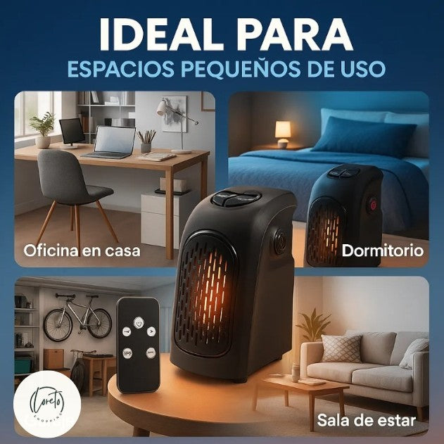 CALEFACTOR PORTÁTIL BAJO CONSUMO | Tus ambientes cálidos a bajo costo